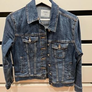 Old Navy medium wash denim jacket new without tags medium petite